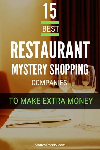 restaurant mystery shopper jobs.